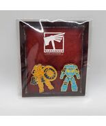 Warhammer 2022 Store Anniversary Enamel Pin Set STORMCAST SPACE WOLVES r... - $27.47