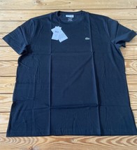 Lacoste NWT $49.50 Men’s Crew Neck T Shirt Size 2XL Black Sf11 - $33.56