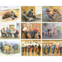 Paint By Numbers Kit Men And Dogs DIY Oil Painting On Canvas for Adults ... - $17.70
