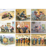 Paint By Numbers Kit Men And Dogs DIY Oil Painting On Canvas for Adults Beginner - $17.70