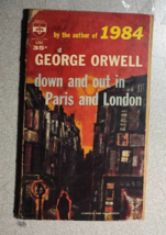 Down And Out In Paris And London By George Orwell (1959) Berkley Paperback - £10.30 GBP
