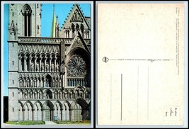 NORWAY Postcard - Trondheim, The National Cathedral West Front , Rose Window C8 - £2.36 GBP