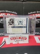 2010 National Treasures YA Tittle Timeline Materials GW Patch /99 NY BGS 9 - £53.33 GBP