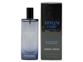Giorgio Armani Armani Code Colonia Edt 15ml .5fl Oz Cologne New In Box Sealed - $29.75