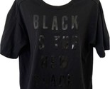 Old Navy Womens Medium Black - Black is the N Black Short Sleeve T shirt - $14.11