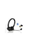 Headset adjustable Mic for Computer  Call Center  Bluetooth w/USB Dongle  - £55.75 GBP
