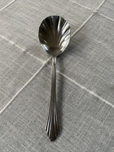 Retroneu BARRINGTON Stainless 18/8Korea Glossy Flatware Shell Serving Spoon 8.75 - £14.20 GBP