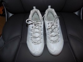 Skechers Shape-ups White Leather Toning Walking Shoe Size 8.5 Women&#39;s EUC - £35.01 GBP