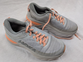 Women Size 7.5 Hoka One One Bondi 7 1110519 HMSH Harbor Mist/Coral Runni... - €29,87 EUR