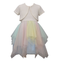 Bonnie Jean Little Girls Short Sleeve 2-pc. Dress Set Size 4 - £24.12 GBP