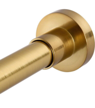 Shower Curtain Rod Adjustable Spring Tension Shower Rod No 61-75 In Inch... - $17.70