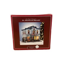 St. Nicholas Square Christmas Village Collection Phil&#39;s Pharmacy w/Box - £35.96 GBP