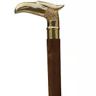 Handmade Brass Eagle Head Handle Victorian Wooden Walking Stick Cane Gif... - $50.64 CAD