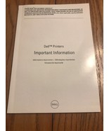 Dell Printers Important Information Instruction Manual Ships N 24h - €13,74 EUR