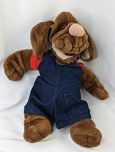 Ganz Wrinkles Dog Plush Hand Puppet 17 Inch Stuffed Animal Toy - $19.76