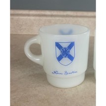 Fire King  8 Oz Blue Nova Scotia Milk Glass Mug - £10.90 GBP