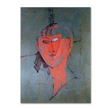 The Red Head 1915 Artwork by Amadeo Modigliani, 35 by 47-Inch Canvas Wall Art - $122.99