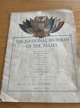 The National Anthems of the Allies. G. Schirmer 1917 - £35.96 GBP