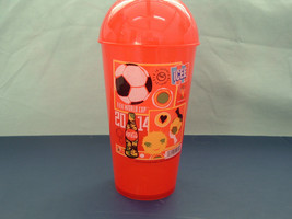 ICEE drink 2014 FIFA world cup Brazil red plastic  collectors cup  - £16.04 GBP