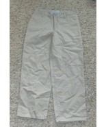 Boys Pants Khaki Old Navy Adjustable Waist Plain Front Khakis-size 16 Husky - $8.42