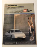 Dodge Daytona Vintage Print Ad Advertisement pa15 - £5.42 GBP