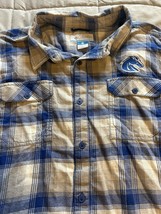 Boise State Broncos Men’s Columbia Long Sleeve Flannel Shirt XXL - $9.89