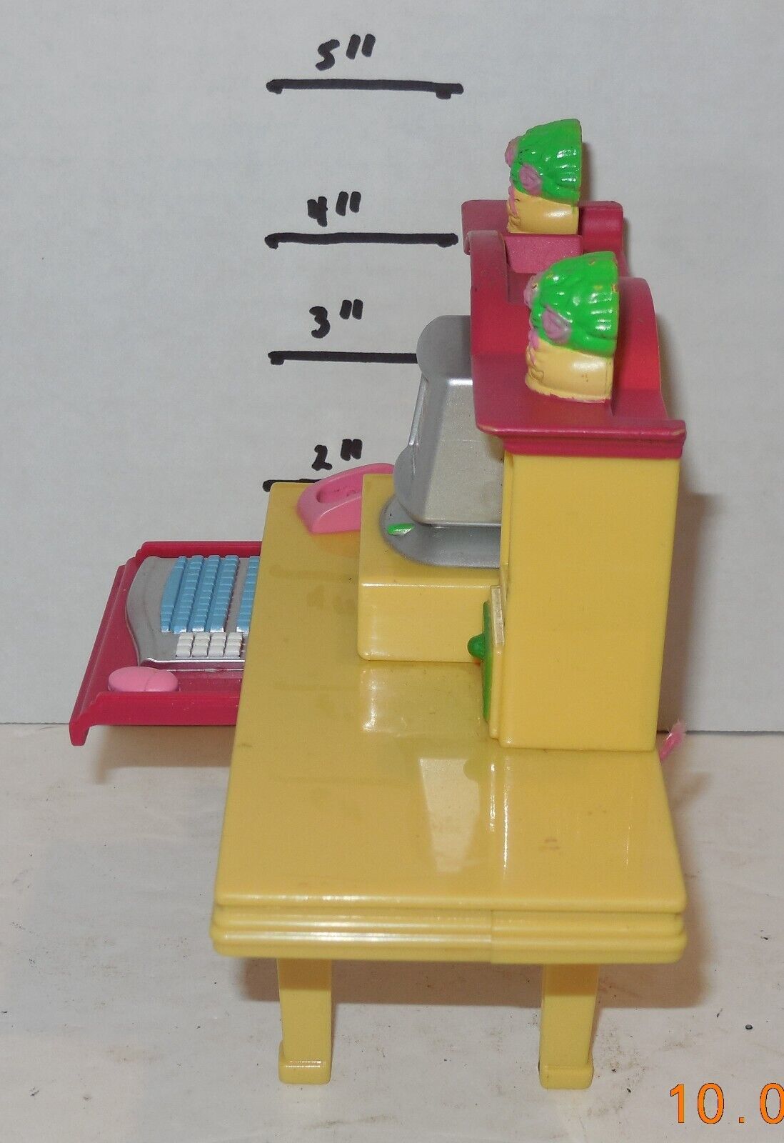 LOVING FAMILY DOLLHOUSE FISHER PRICE HOME OFFICE COMPUTER DESK Pull-out Keyboard Item image 2