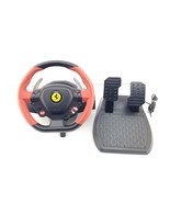 Thrustmaster Ferrari 458 Spider Racing Steering Wheel/Pedals Xbox One Te... - $62.18