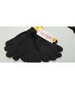 Cat and jack 3 pair of girls osfm gloves  black - £7.05 GBP