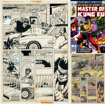 Hands of Shang-Chi Master of Kung Fu Original Art Page ~ Mike Zeck Draws... - £1,187.03 GBP