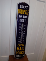 Vintage Mail Pouch Porcelain Large Thermometer - $747.45