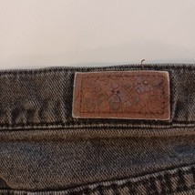 Lee M.R. Faded Black Denim Jeans Pocketed High Rise Women’s Size 16 Long image 5