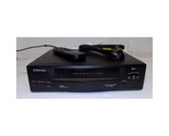 Emerson EV806 Hi Fi Stereo 4 Head VHS VCR VHS Player With Remote &amp; Cables - $127.38