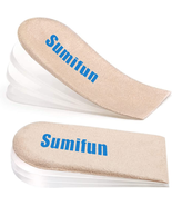 Sumifun Heel Lift, 4-Layer 1 Inch Gel Shoe Lifts for Women Uneven Legs, ... - £15.34 GBP