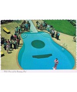 Postcard Webb Pierce Guitar Shaped Swimming Pool Nashville Tennessee - $2.14