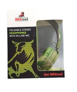 NRGized Foldable Adjustable Stereo Headphones With In-Line Mic Model GTS... - €29,96 EUR