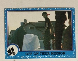 E.T. The Extra Terrestrial Trading Card 1982 #43 Off On Their Mission - £1.54 GBP