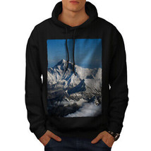 Wellcoda Mountains Range Picturesque Mens Hoodie - £29.47 GBP+