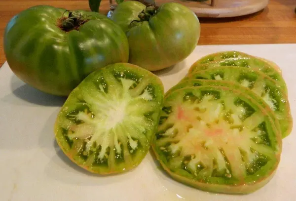 Tomato German Green 25 Seeds Organic Non-Gmo Heirloom Open Pollinated Usa Garden - £3.18 GBP