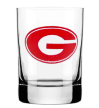 Georgia Bulldogs NCAA Logo 10.5 oz  Lowball Whisky Rocks Glass - $376.73 MXN