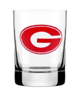 Georgia Bulldogs NCAA Logo 10.5 oz  Lowball Whisky Rocks Glass - $27.15 CAD