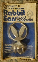 RARE Volkswagen Rabbit Ears Hood Ornament w/ dealership paperwork Litera... - £661.18 GBP