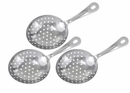 Winco Stainless Steel Julep Strainer (Set of 3) - £7.82 GBP