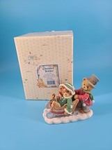 Cherished Teddies Lindsey &amp; Lyndon Sled Special Edition 1996 141178A - $13.98