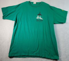 VTG Rare Irish Notre Dame T Shirt Mens Size XL Green Wake Up The Echoes Football - £44.00 GBP