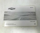 2011 Chevrolet Cruze Owners Manual Handbook OEM A01B55025 - $26.99