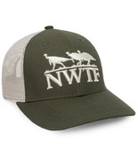 NWTF Olive / Putty Cotton Rip-stop Mesh Back Cap for Men - $19.55
