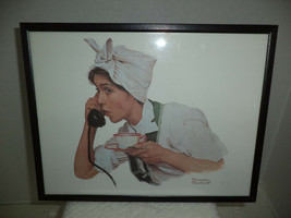 Set Of Four Norman Rockwell Framed Prints - £19.97 GBP