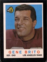 1959 Topps #2 Gene Brito Exmt La Rams *SBA12570 - $6.86