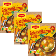 Maggi GRIESSKLOSSCHEN Semolina dumpling Soup -3ct./12 servings -FREE SHI... - $10.88